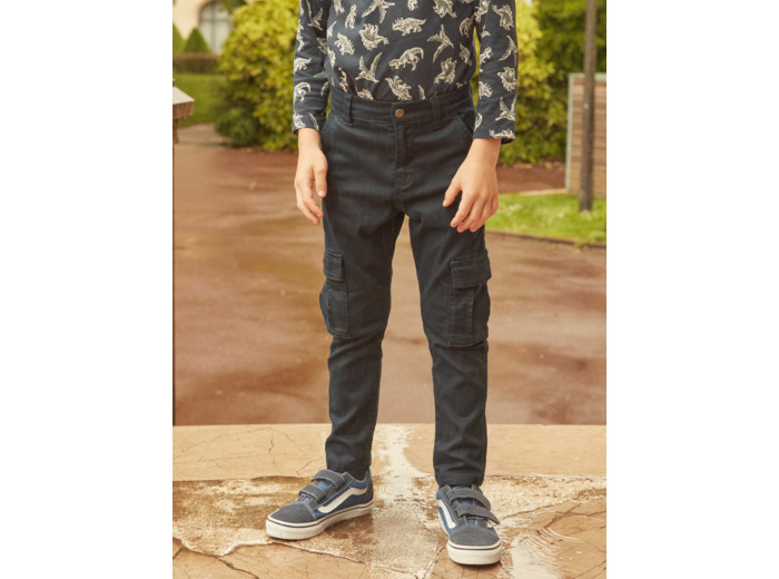 Pantalon cargo marine