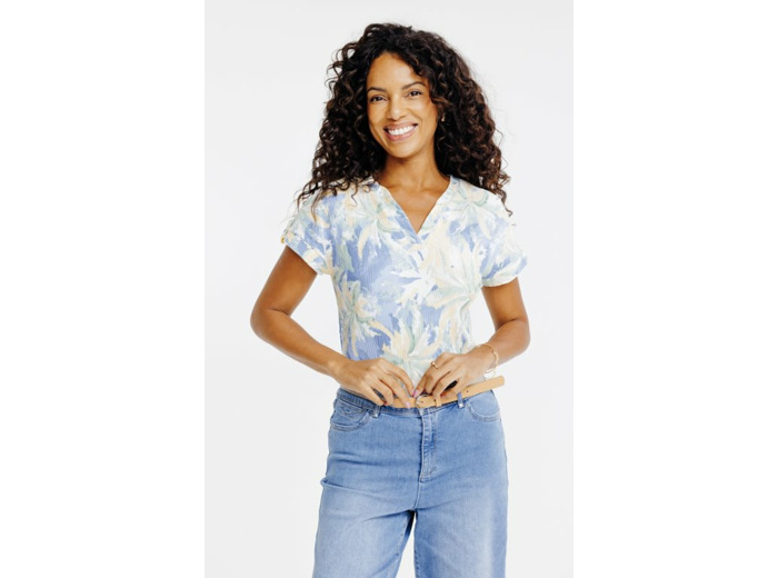 Tee-shirt imprimé manches courtes