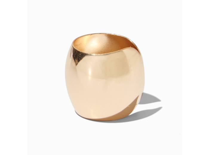 Manchette d'oreille de grande taille couleur dorée