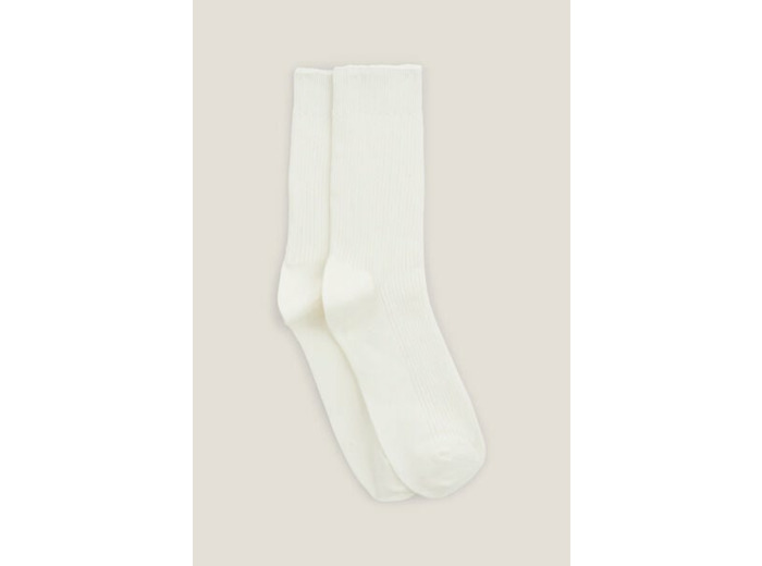 Chaussettes hautes - Blanc