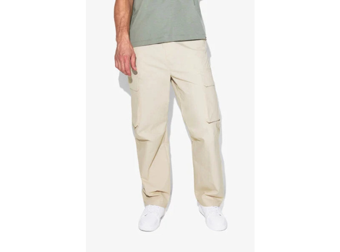 Pantalon cargo large - Ecru