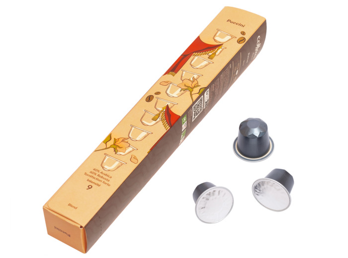 Café blend «Puccini» étui Caps x10