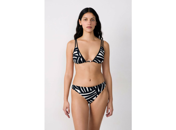 Culotte bikini bas de maillot imprimé