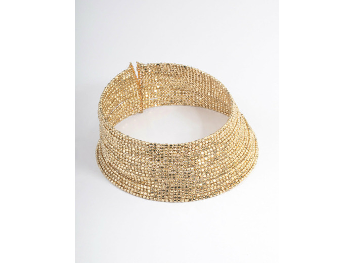 Gold Wide Choker