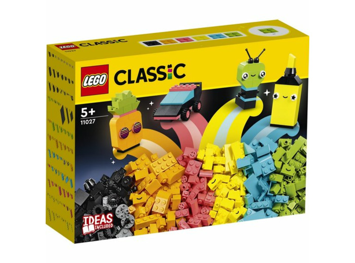AMUSEMENT CRÉATIF FLUO LEGO CLASSIC 11027
