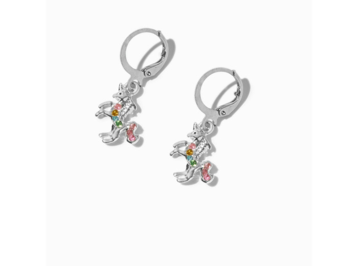 Boucles d’oreilles huggies licorne