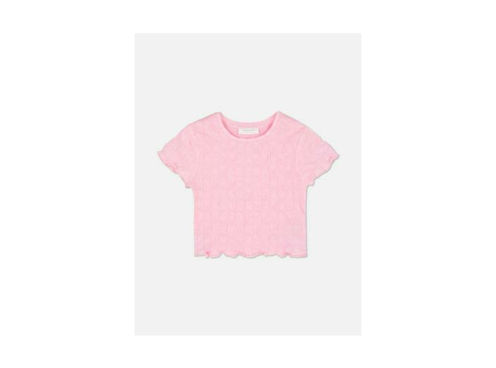 1,5–8 ans | T-shirt texturé à finitions ondulées