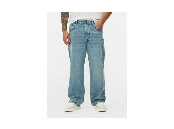 Jean baggy taille haute