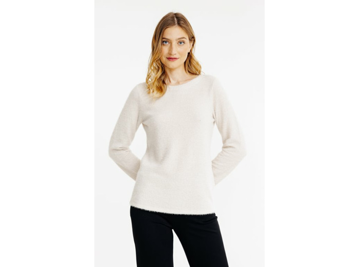 T-shirt uni col bateau