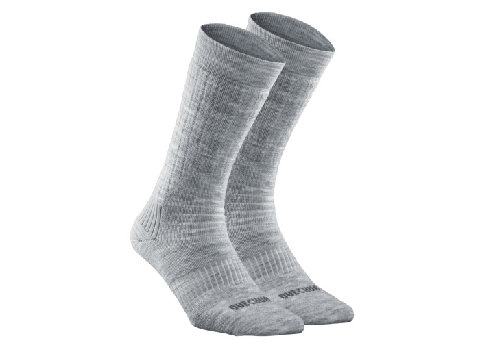 Chaussettes chaudes de randonnée - SH100 MID - x2 paires