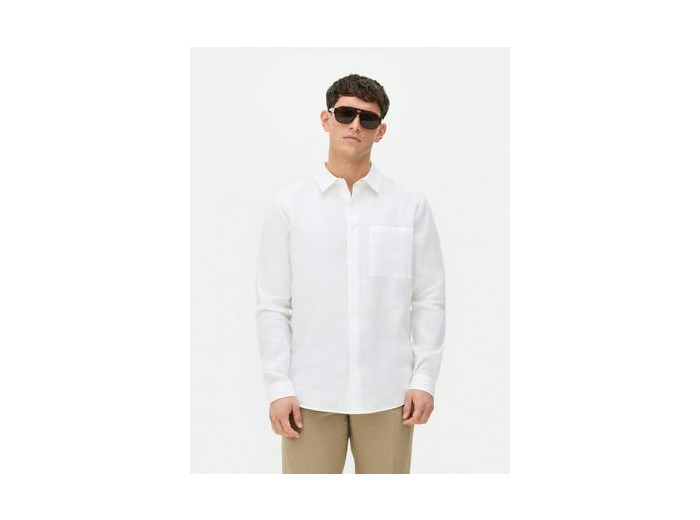 Chemise en lin à manches longues Kem