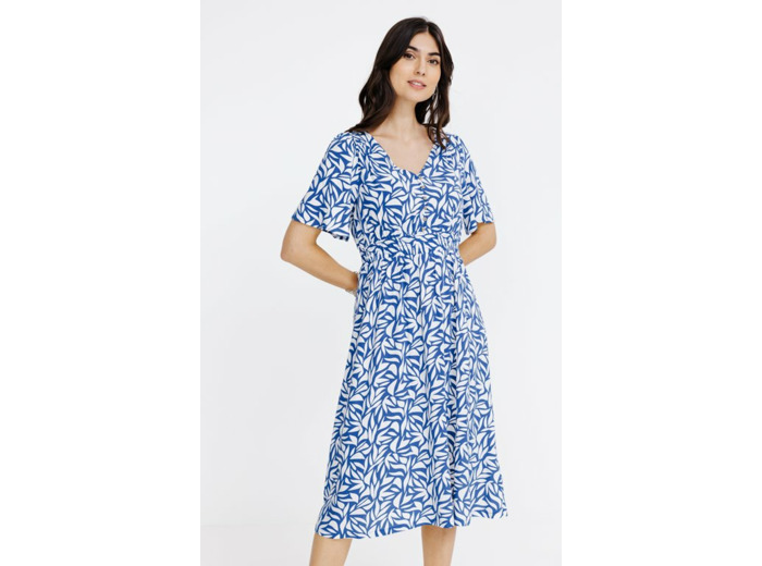 Robe midi imprimée