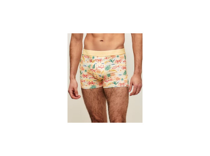 Boxer en microfibre motifs crustacés