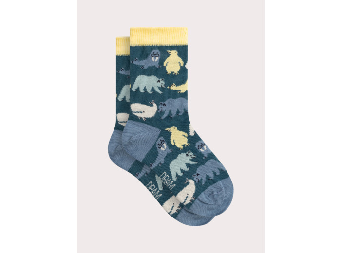 Chaussettes à motif animaux polaires pour garçon