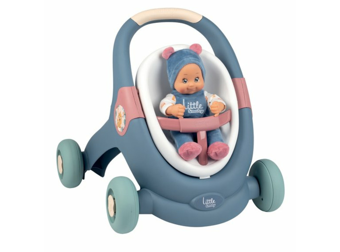 BABY WALKER 3 EN 1 ET POUPON LITTLE SMOBY