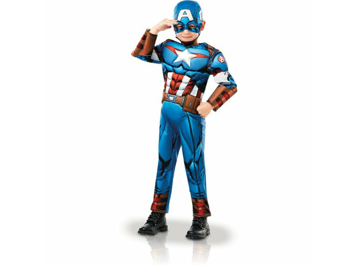 DÉGUISEMENT CAPTAIN AMERICA - TAILLE S 3-4 ANS