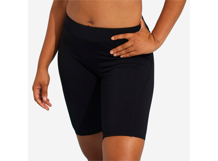 Bas de maillot de bain short jammer Aquagym-Aquabike femme Mila noir