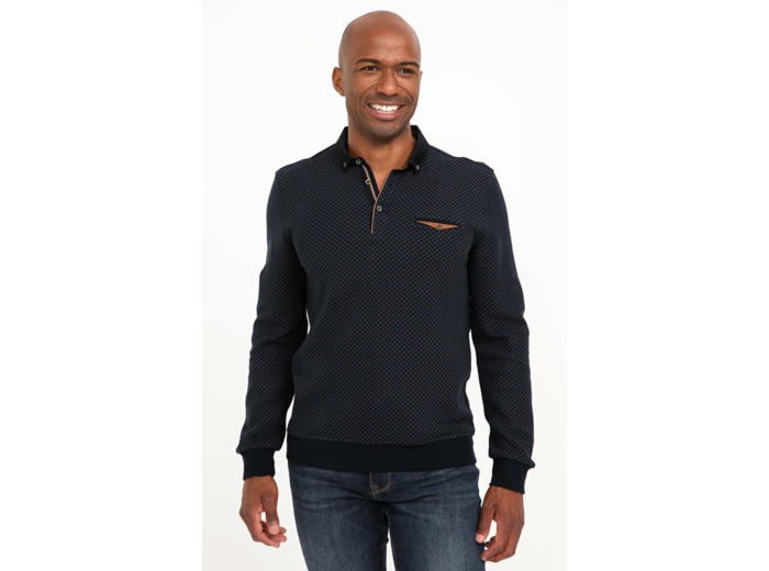 Polo Manches Longues Mini Print