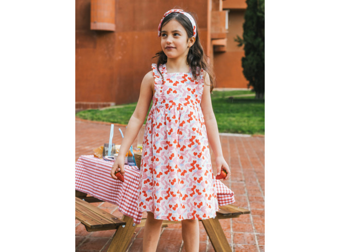 Robe longue Cerises