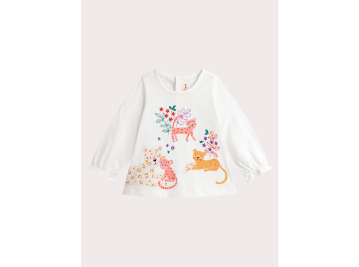 Brassière à animation léopard pour bébé fille