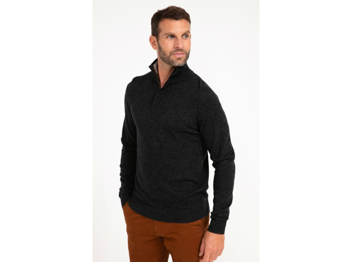Pull Col Montant Zippé