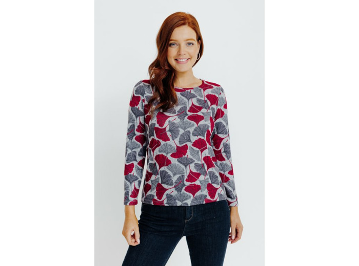 T-Shirt Imprime Col Rond