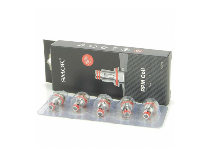 Pack de 5 résistances SC 1.0ohm RPM40 Smok