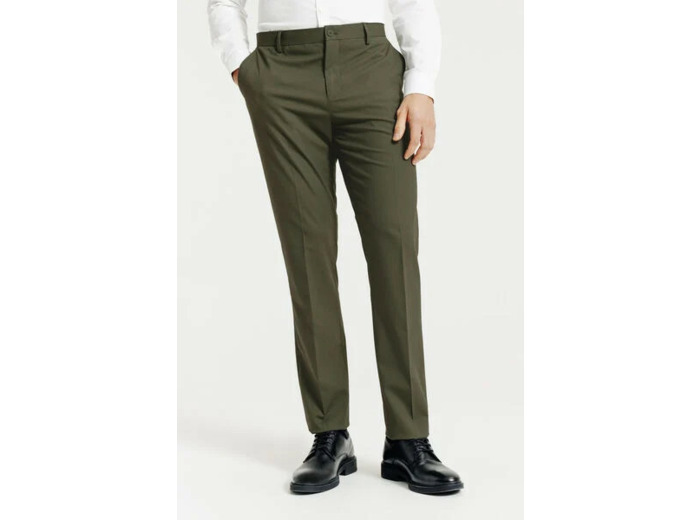 Pantalon de costume confort - Vert kaki