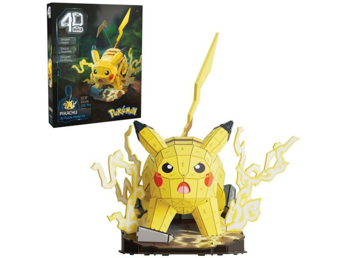 POKEMON PIKACHU - PUZZLE 4D BUILD