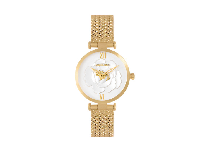Montre quartz Femme Flore Blanc
