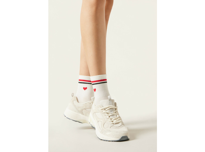 Chaussettes de sport cœurs