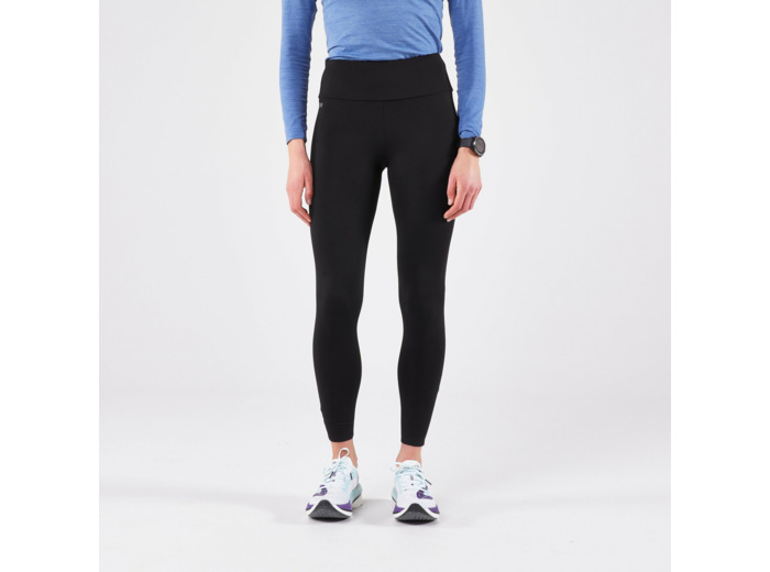 Legging de running chaud femme - KIPRUN Run 100 Warm Noir