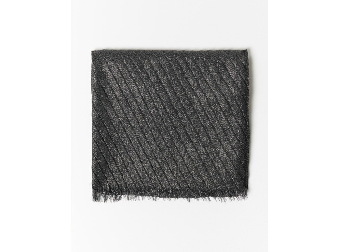 Echarpe imprimée NOIR Femme