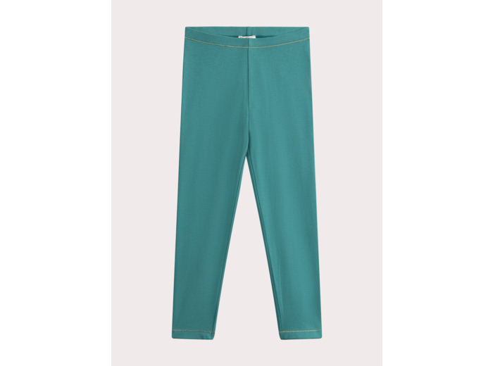Legging turquoise pour fille