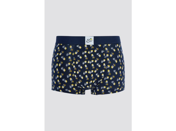 Boxer motif licence Tour de France - Bleu foncé