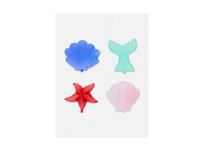 Glaçons réutilisables en forme de coquillages
