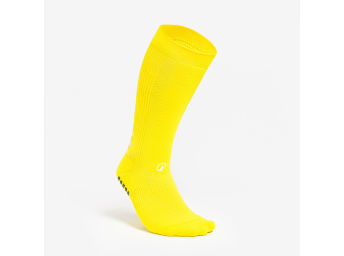 CHAUSSETTES DE FOOTBALL COURTES ADHÉRENTES VIRALTO II MID JAUNE