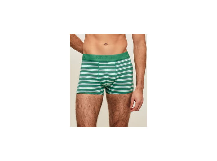 Boxer en coton à rayures