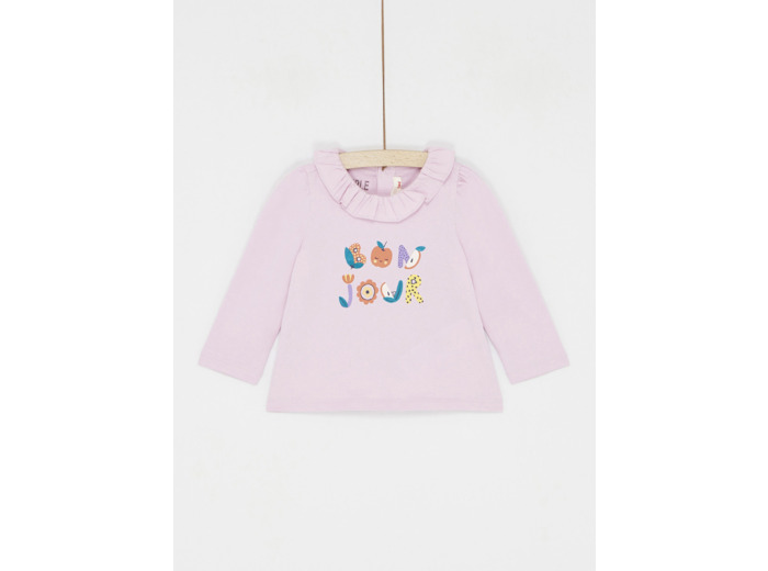 Brassierre unie parme pour bébé fille