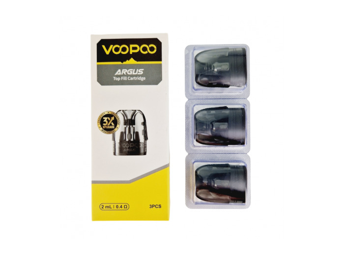 Pack de 3 Pods 2ml + résistance Top Fill Argus Pod Voopoo