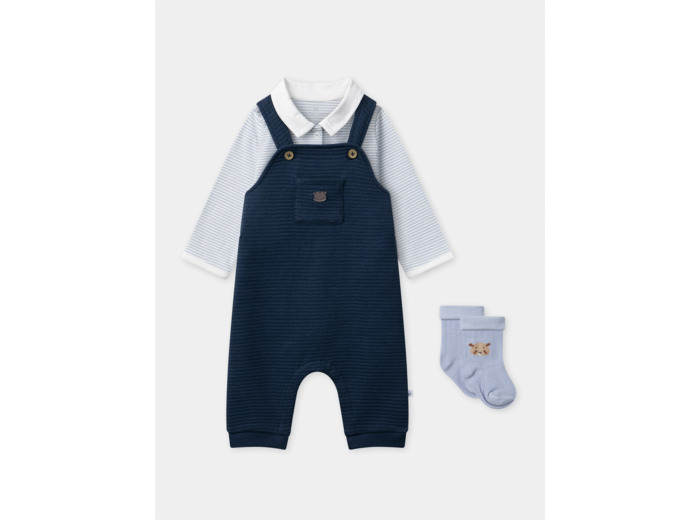 Ensemble de jour body + Salopette + Chaussettes