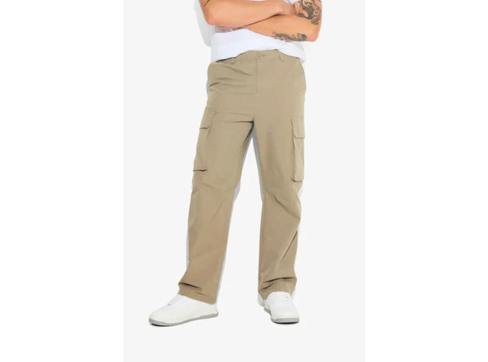 Pantalon cargo large - Beige