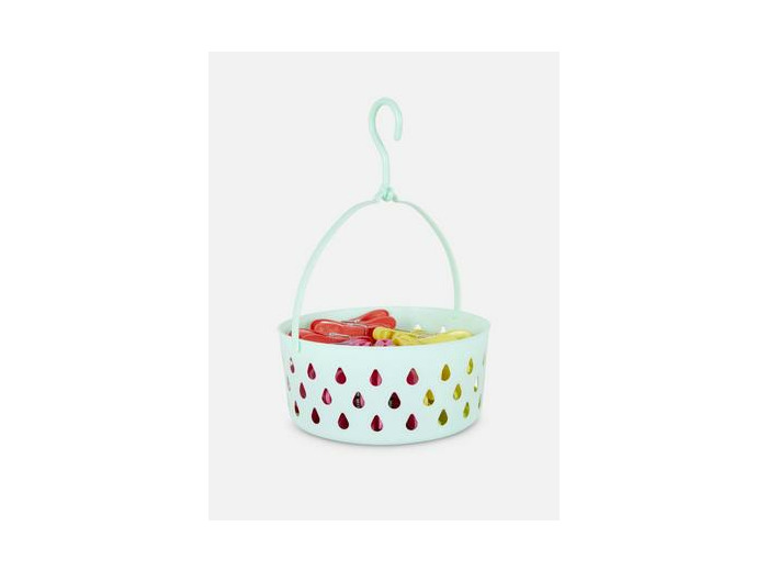 Panier de 50 pinces à linge