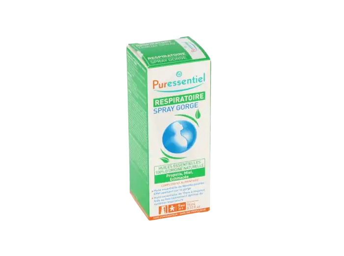 Puressentiel Respiratoire Spray Gorge Respiratoire 15 Ml