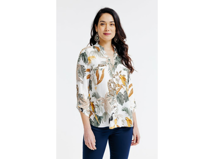 Chemise imprimé jungle