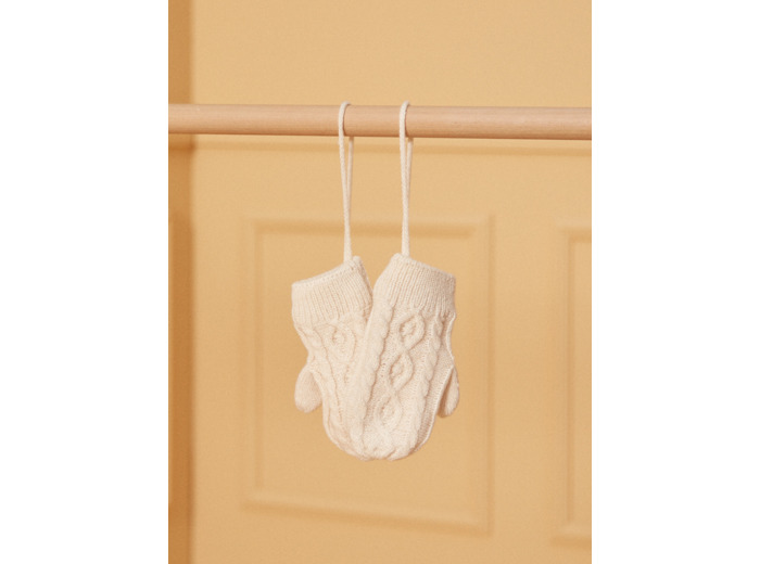 Moufles maille fantaisie