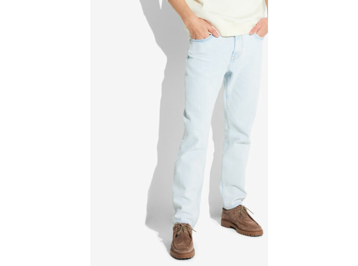 Jean straight rigide 3 longueurs - Bleu