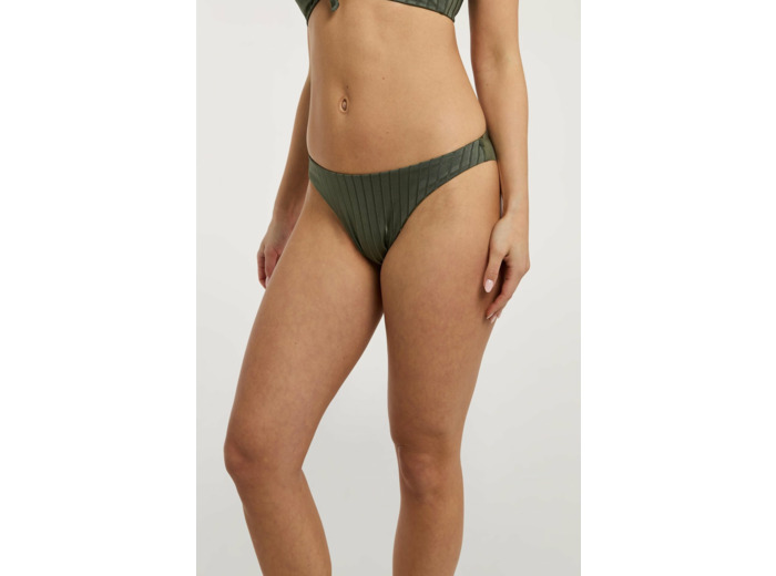 Bas de bikini taille haute avec découpe jambes