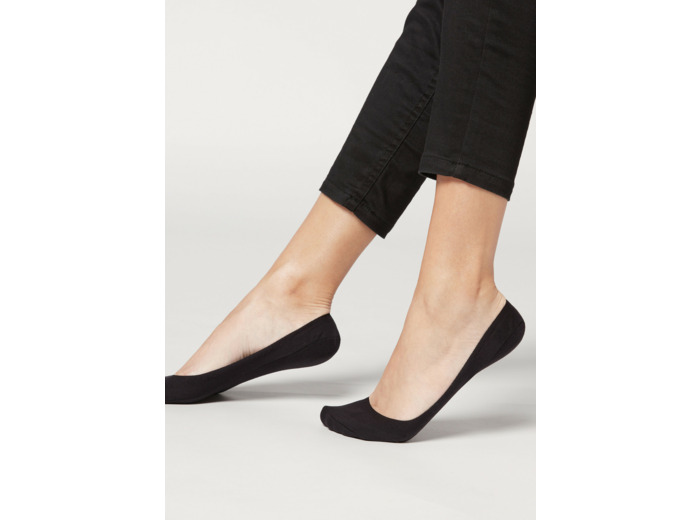 Chaussettes Invisibles à Bords Sans Couture en Coton
