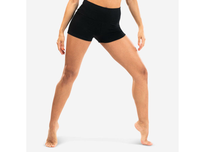 Short de danse moderne moulant noir femme